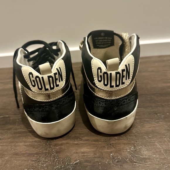 Golden Goose Black and Gold Athletic Shoes - Picture 3 of 5